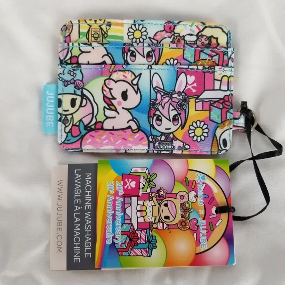 * JuJuBe Tokidoki 20th Be Charged Cardholder Wallet Card Case Toki Anniversary B